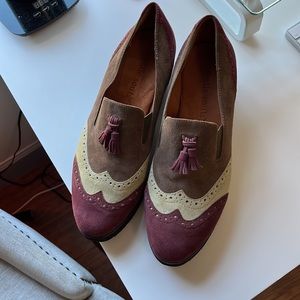 Briminee Suede Oxford Slip On Tassels Size 10
